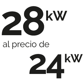 28kw al precio de 24kw