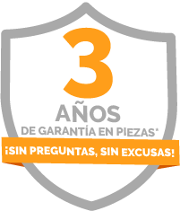 garantía en piezas Ferroli hasta en 3 años